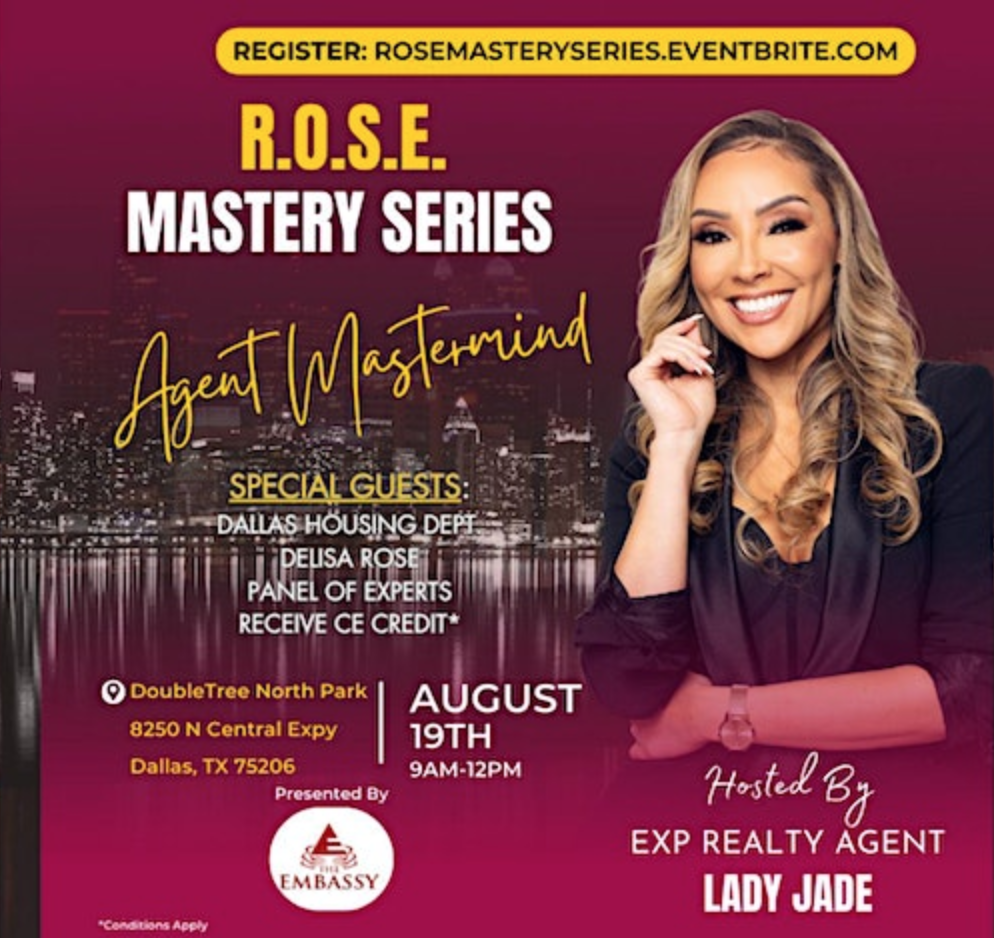 Aug 19, R.O.S.E. Mastery Series - Real Estate Agent Mastermind